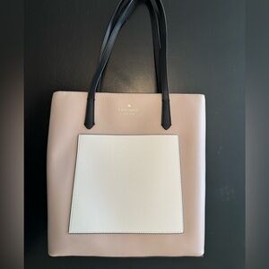 NWT Kate Spade ♠️ Daily Tote / Beige Warm Multi Color Block